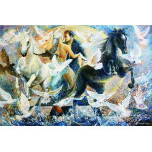 Dans le cycle des sentiments de la nature - Puzzle 2000 pièces