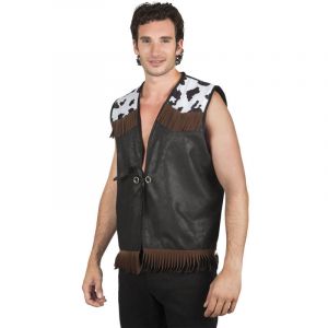 Gilet Western Noir - Homme