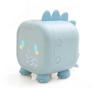 Jardindeco Réveil digital enfant avec veilleuse à intensité variable intégrée