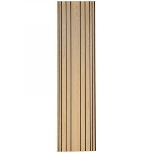Atmosphera Panneau décoratif mural Colva beige fond noir 240x60cm créateur d'intérieur