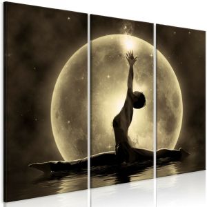 Image de Artgeist Tableau - Twine (3 Parts) Golden - 120x80