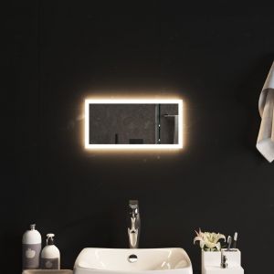 VidaXL Miroir de salle de bain à LED 20x40 cm