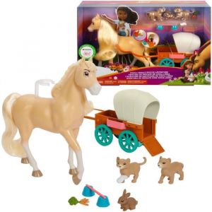 Mattel Spirit Untamed Set Chica Linda's horse and pets + accessories
