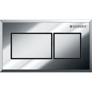Geberit Systèmes de chasse d’eau - Déclenchement à distance pneumatique, pour rinçage double touche, chrome brillant / chrome