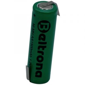 AA1500 Pile rechargeable spéciale LR6 (aa) cosses à souder en z NiMH 1.2 v 1500 mAh - Beltrona