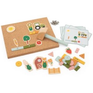 Trixie Jeu de Clous en Bois - Ferme