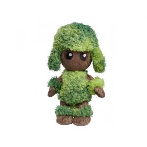 Nicotoy Peluche marvel : jeune groot marron dans la haie 33 cm - doudou super h&eacute;ro enfant - set dc + 1 carte offerte