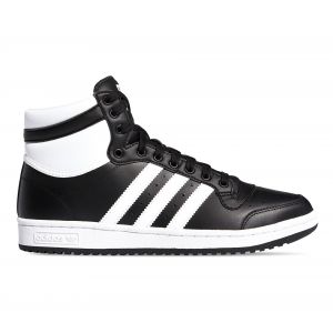 Adidas Baskets en Cuir Top Ten noir/blanc