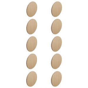 Image de Cyclingcolors 10x cache vis autocollant adhésif couleur bois pin diamètre 18mm x épaisseur 0,5mm plastique tête trou meuble table