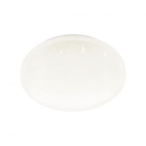 Eglo Plafond Frania-S Plastique m. Cristal led blanc 18W 3000K h: 5,5 cm &Oslash;31 cm