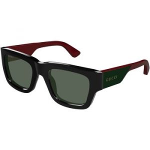 Gucci Homme GG1668S 003 Lunettes de soleil Acétate Noir Vert Carré