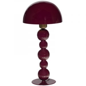 Table passion Lampe bordeaux Jalsa 43 cm