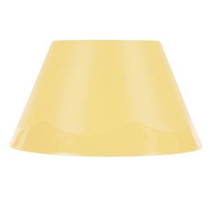 Tosel Abat - Jour 1 lumi&egrave;re - luminaire int&eacute;rieur - plastique jaune pastel - Style pop color - H12cm L22cm P22cm