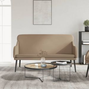 VidaXL Banc Cappuccino 110x76x80 cm Similicuir