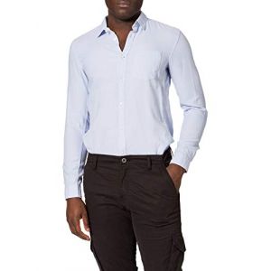 Tom Tailor Chemise Manche Longue XL Light Blue Dobby Structure