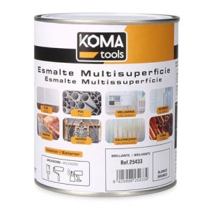 Koma Tools - Vernis multi-surfaces blanc brillant 750 ml