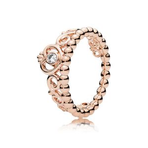 Image de Pandora Promo : Bague 180880CZ - Bague Diadème de Princesse Rose Femme