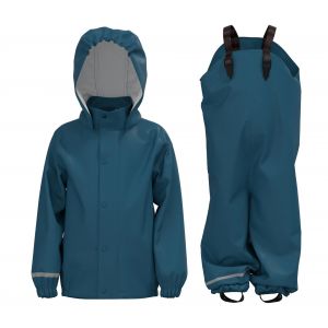 name it NKNDRY Rain Set Noos Ensemble de Pluie, Real Teal, 128 Mixte