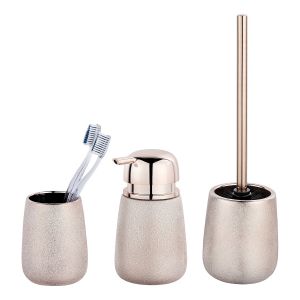 Wenko Set salle de bain Glimma (3 éléments)