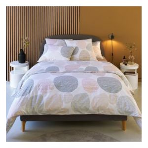 Housse de couette pur coton Galet Blanc
