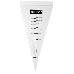 Fackelmann Zenker Patisserie Poche &agrave; Douille Fondeur, 10 Pi&egrave;ces, Poche &agrave; Douille, Douilles, 44732