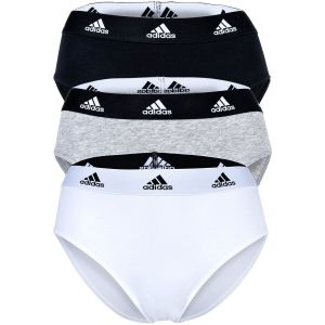 Lot de 3 culottes femme Coton Logo Adidas noir