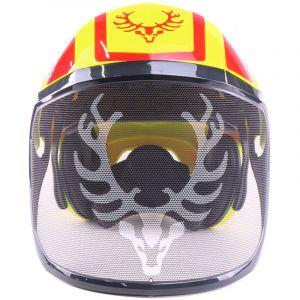 Combiné casque Protos Integral Forest, kox Edition - Jaune fluo