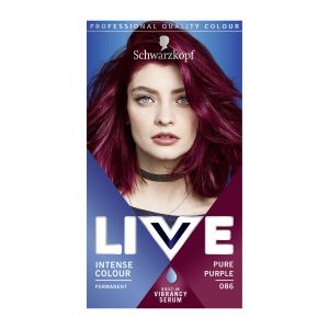 Image de Schwarzkopf Live Intense Colour Hair Dye, Pure Purple 86