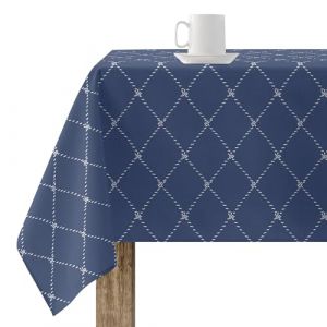 BELUM Nappe Anti-Taches, Taille 200 x 155 cm - Nappe au Toucher Extra Douce, Couleur Multicolore, Nappe en Tissu 100% Coton Biologique, modèle T03