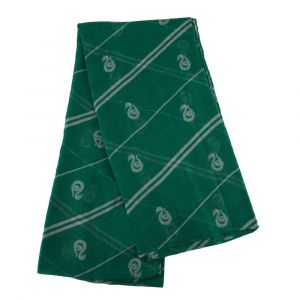 Image de Warner Écharpe légère - Foulard Serpentard - Slytherin - vert et gris - Harry Potter