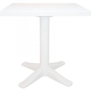 Garbar - banyoles Table Carrée Intérieure, Extérieure 70x70 Blanc