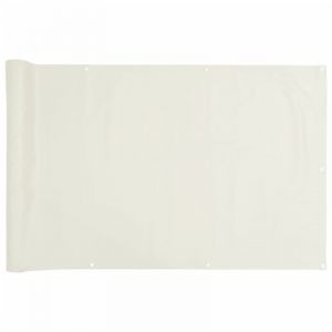 Image de VidaXL &Eacute;cran d'intimit&eacute; de balcon blanc 400x90 cm PVC