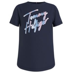 Tommy Hilfiger Tshirt à imprimé vinyle. Bleus - Taille 12 Ans