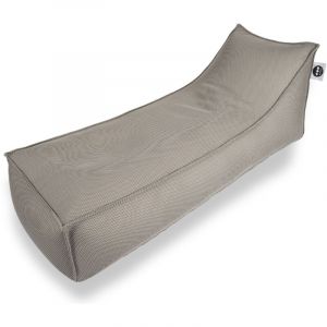 Relax Sis chaise longue 160x70x35 intérieur & extérieur flottante, déhoussable et résistante aux UV, Gris (RSF16070-1)