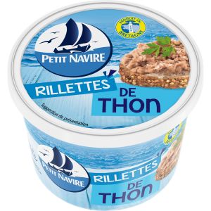 Petit Navire Rillettes de Thon Maxi Format 220 g - Lot de 6
