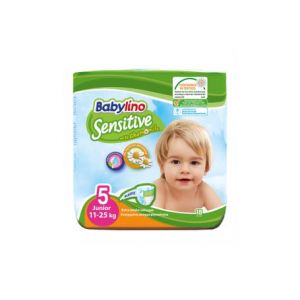 Babylino Sensitive Pannolini Junior Taglia 5 11 16 Kg 18 Pezzi