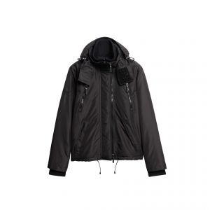 Superdry Pour homme. Mountain Nordic Windbreaker Jacket noir
