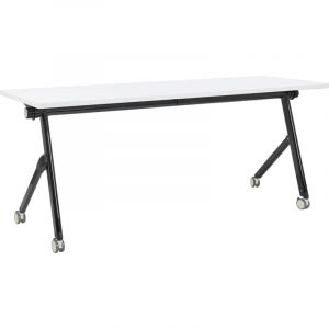 Beliani Bureau pliable avec roues Tailles Diff&eacute;rentes