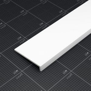 Appui de fen&ecirc;tre PVC l. 20 cm x &eacute;p. 9 mm - Blanc - 160 cm