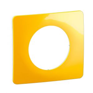 Legrand Plaque Céliane 1 poste - Jaune Safran emballage GD