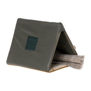 Maileg Tente happy camper simple, souris - h: 12 cm x l : 12 cm x l: 17 cm