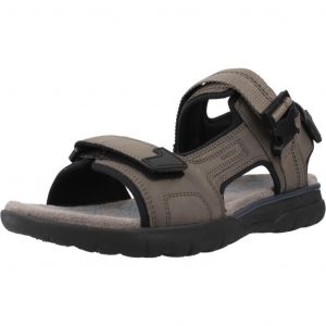 Geox Homme U SPHERICA EC5 B Sandale de Sport, Dove Grey, 43 EU