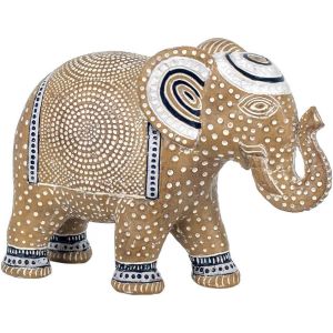 Signes Grimalt Statue BY SIGRIS Figure d'éléphant Ethnique SG25140 Brun