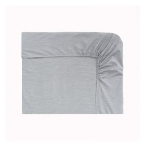 Origin Drap housse fines rayures en polyester, Vague