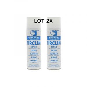 Firchim - Firclim 2 sprays anti bactErien, nettoyant, aErosol pour clim 500ml