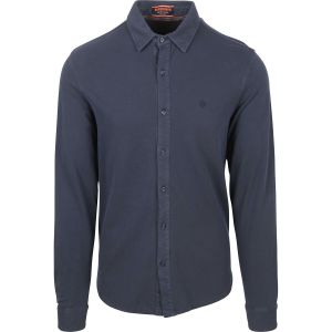 Superdry Shirt Vintage Destroy Pique Sailing Navy Bleu Bleu fonc&eacute; taille M