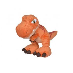 Nicotoy Peluche dinosaure t-rex brun 26 cm - dino tyrannosaure - doudou enfant - jurassic world - nouveaute