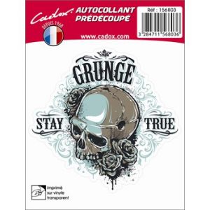 Cadox 1 sticker autocollant Crâne bleu