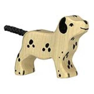 Holztiger Figurine Dalmatien debout petit 1 en bois