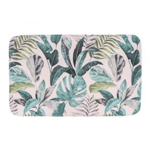 Tendance Tapis de salle de bain en Microfibre 45 x 75 cm déco Jardin d'hiver